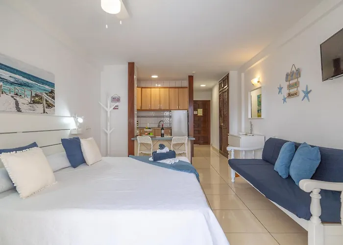 Apartman Go2tenerife Apart'azul Near The & Pool View