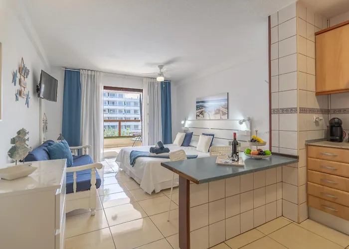 Go2tenerife Apart'azul Near The & Pool View * Playa de las Americas (Tenerife)